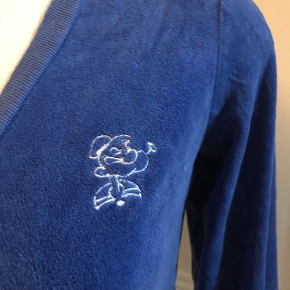 Vintage Popeye Velour V-Neck - Picture 2 of 4